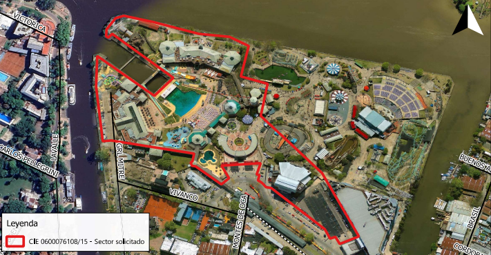 Croquis de la ubicación aportado por la AABE